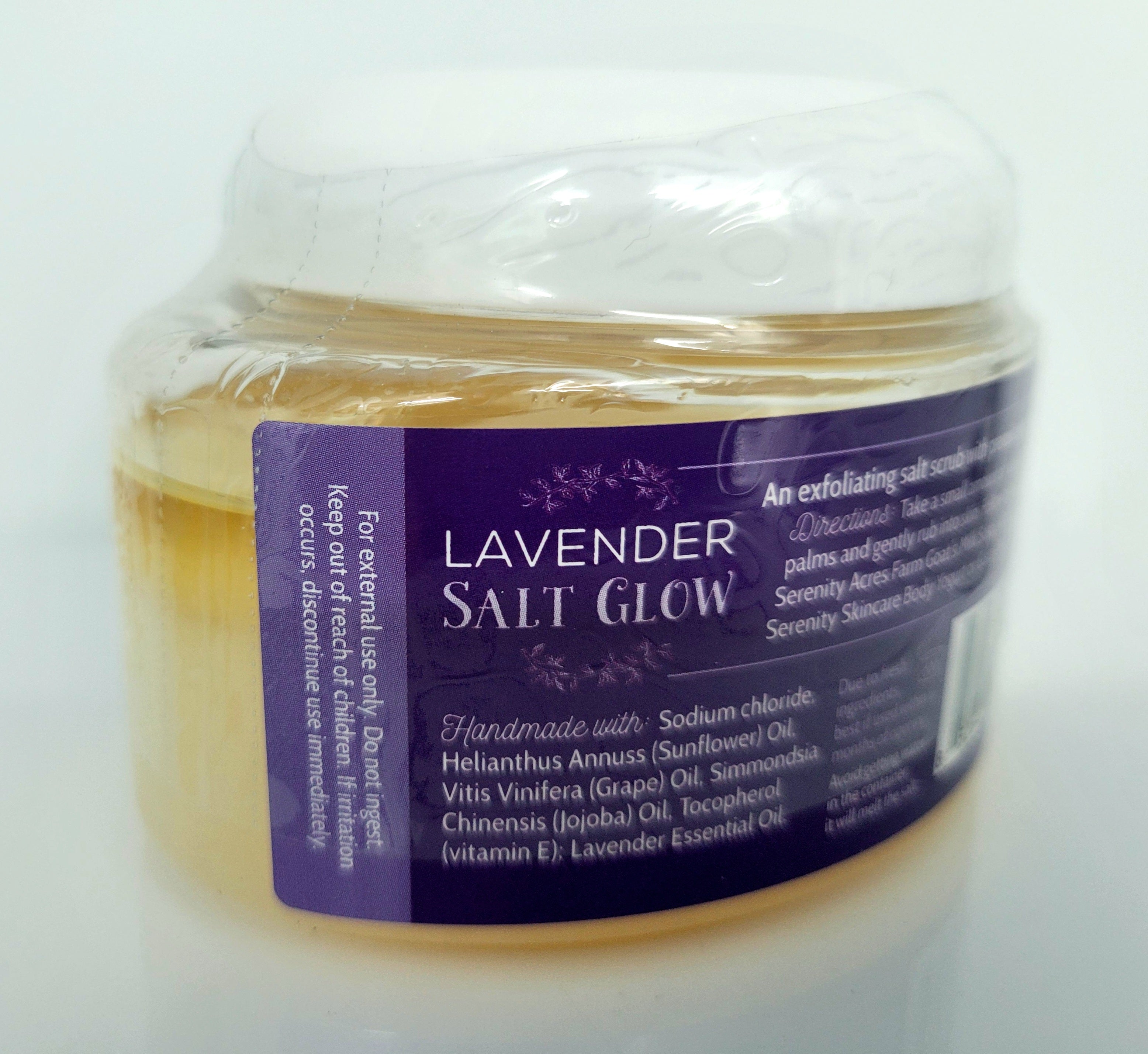 Salt Glow Scrub – Lavender
