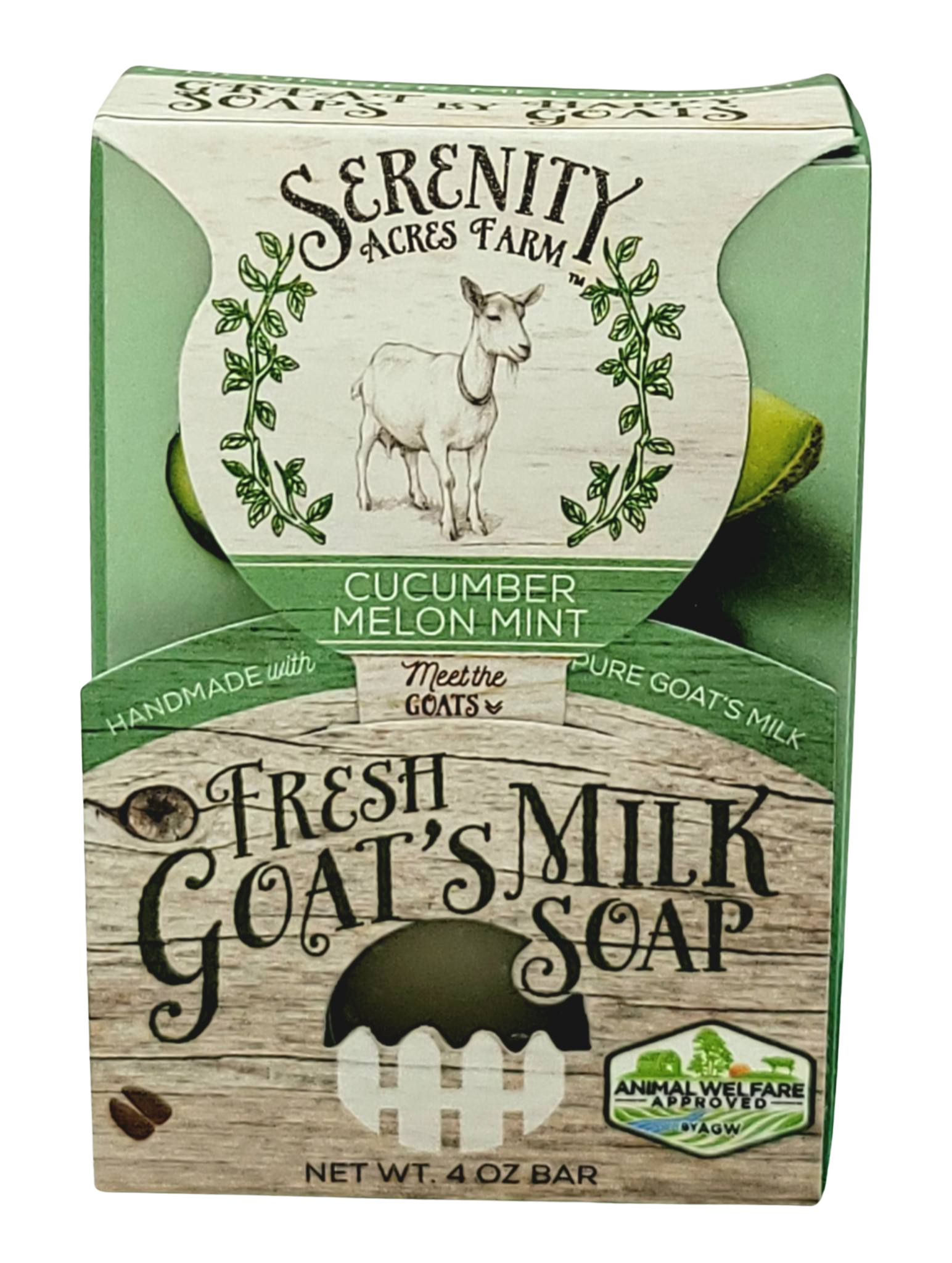 Cucumber Melon Mint Soap | Refreshing Goat Milk Soap from Serenity Acres Farm™
