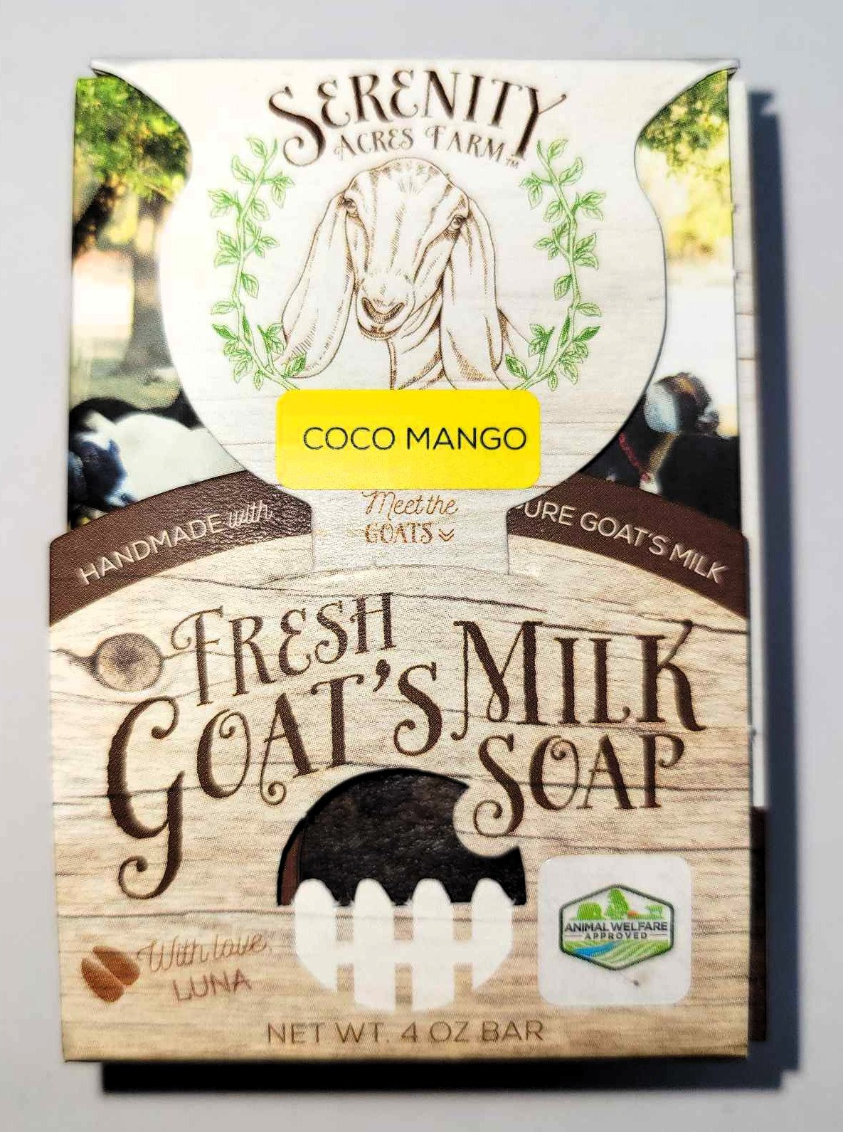 Coco Mango Goat Milk Soap - Tropical Hydration from Serenity Acres Farm™
