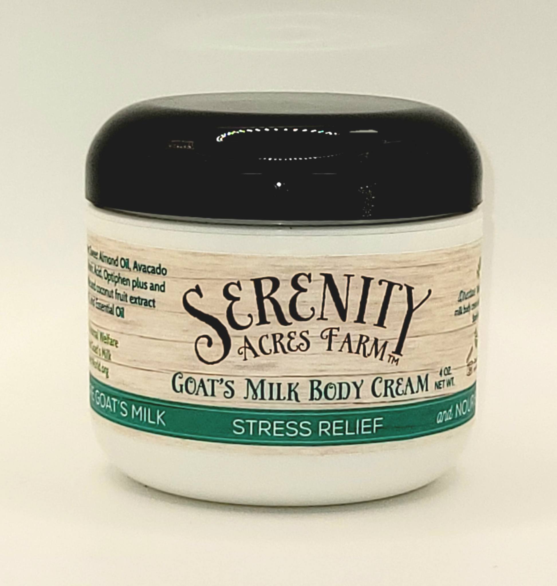 Stress Relief Goat Milk Cream | Serenity Acres Farm™ - Soothing Body Moisturizer