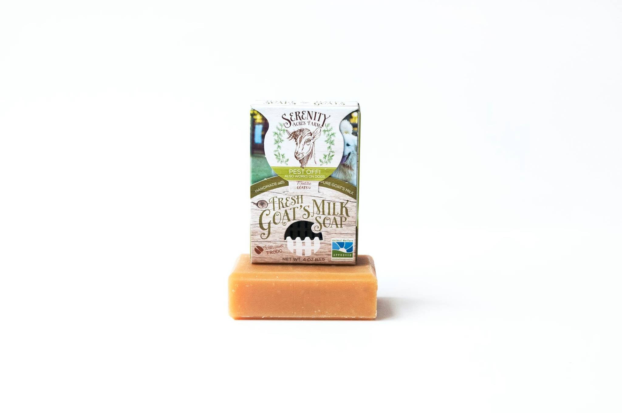 Pest Off Goat Milk Soap for dogs and humans| Outdoor & Camper’s Bar – Serenity Acres Farm™ - Serenity Acres Farm