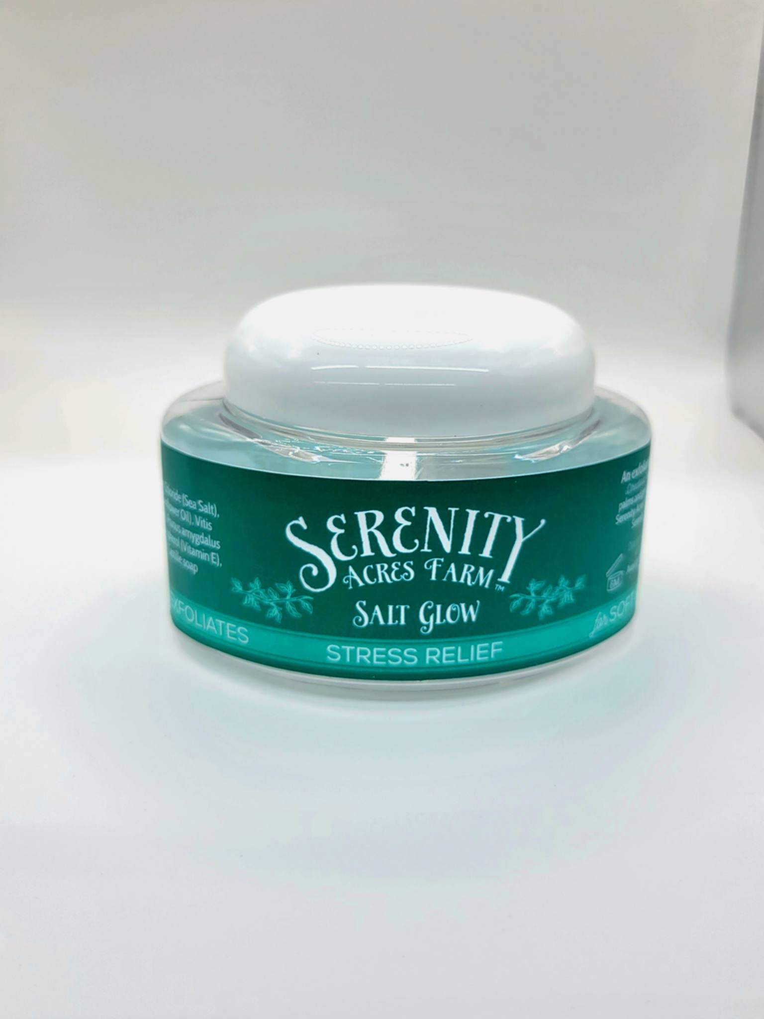 Stress Relief Exfoliating Scrub – Aromatherapy Salt Glow by Serenity Acres Farm™