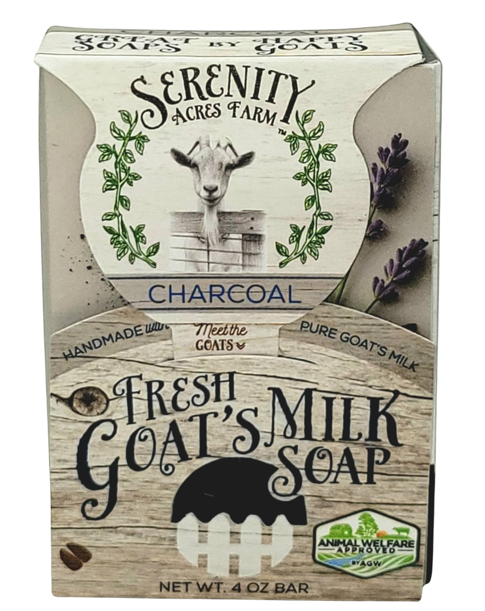 Charcoal Goat Milk Soap for Deep Cleansing & Clarifying – Serenity Acres Farm™