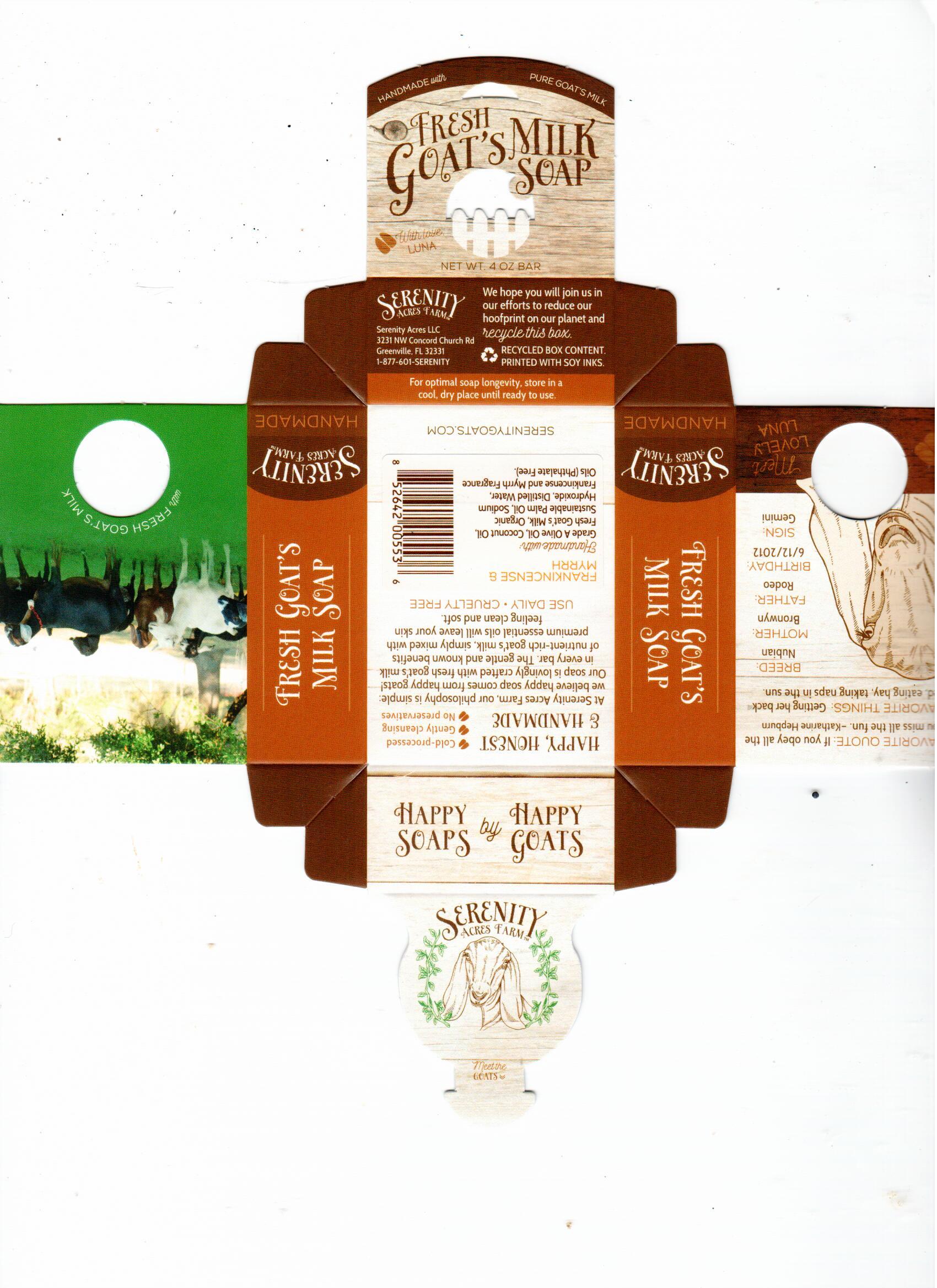 Goat's Milk Soap – Frankincense & Myrrh