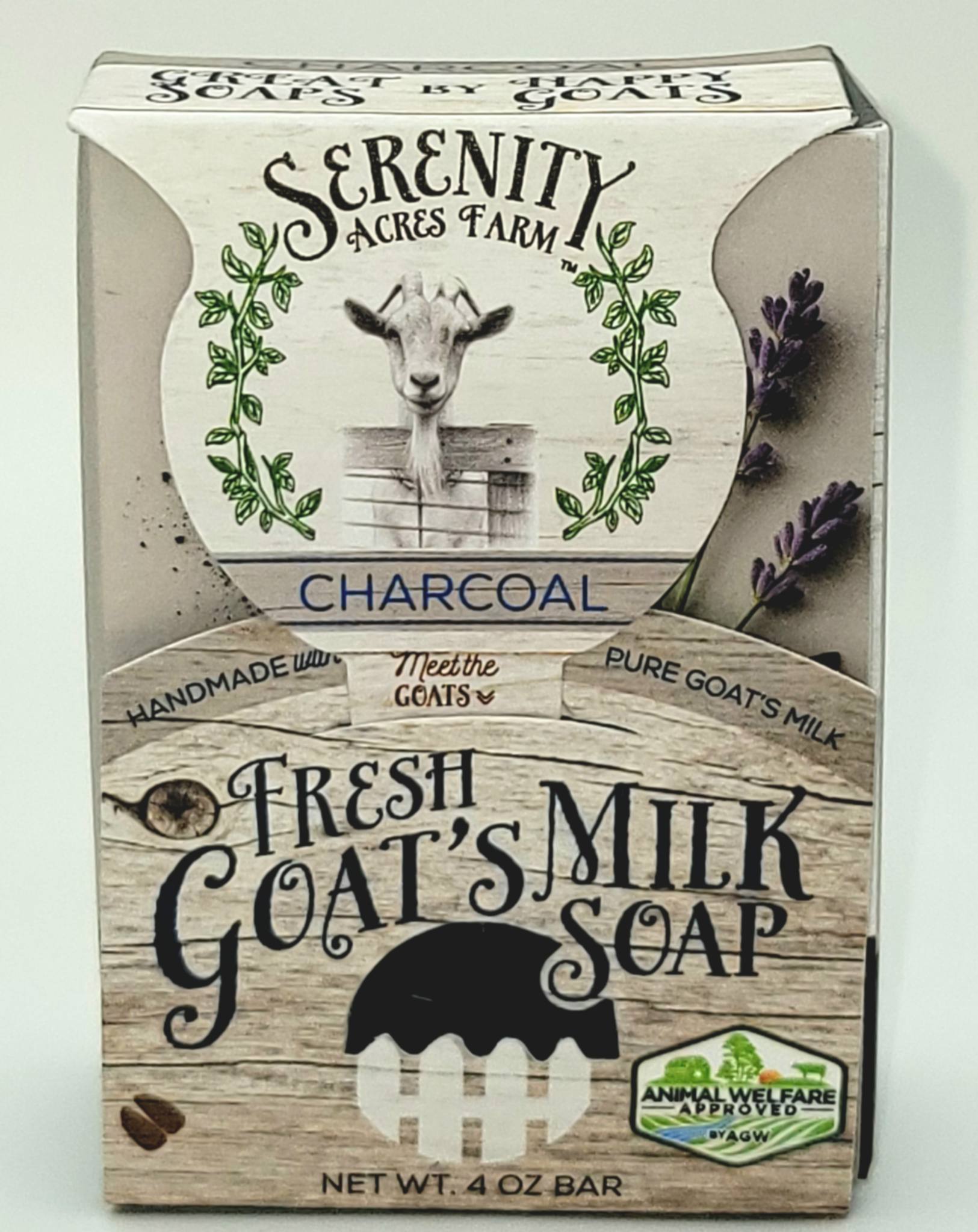 Charcoal Goat Milk Soap for Deep Cleansing & Clarifying – Serenity Acres Farm™