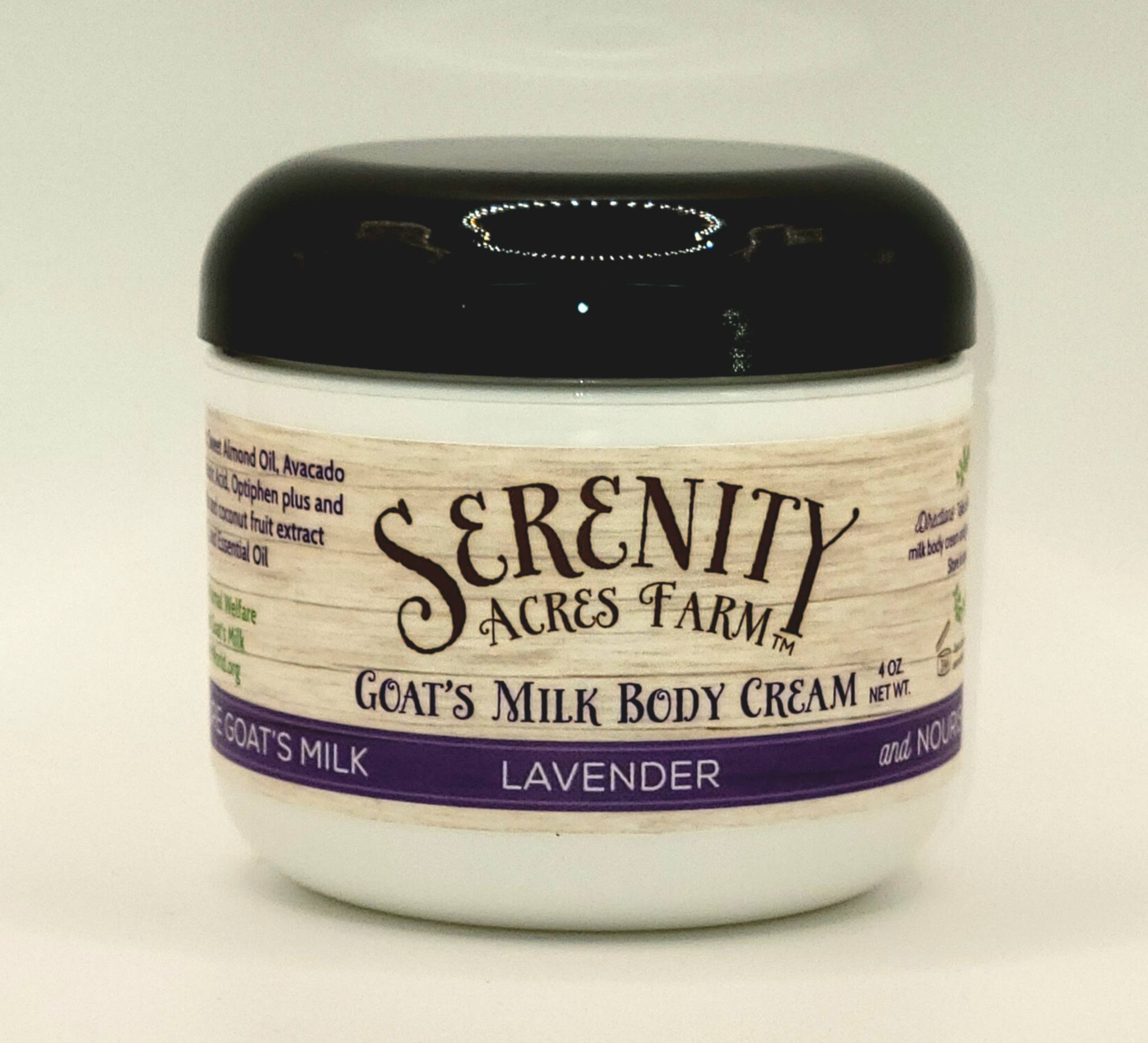 Lavender Goat Milk Body Cream | Serenity Acres Farm™