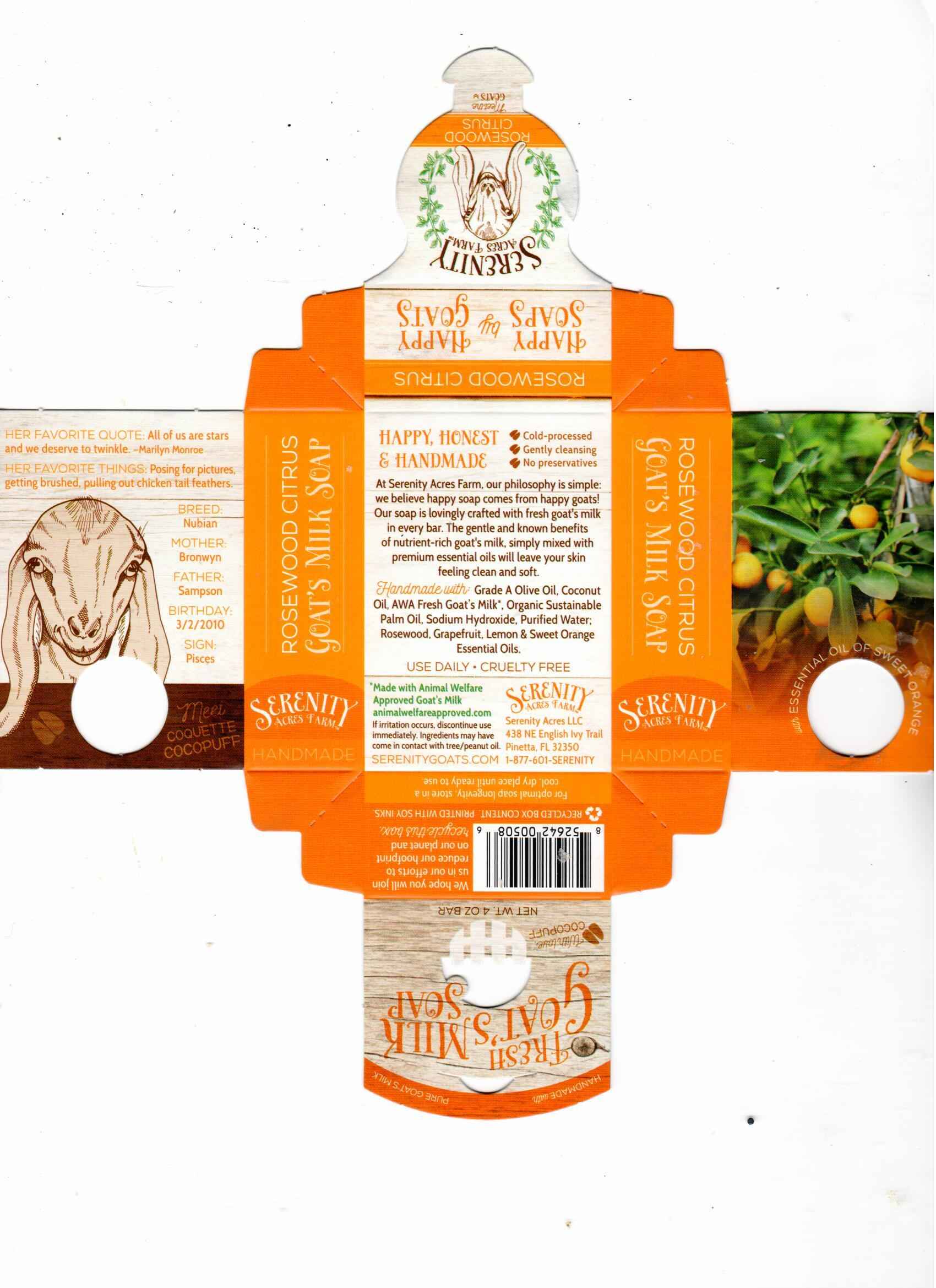 Rosewood Citrus Goat Milk Soap | Bright & Botanical – Serenity Acres Farm™