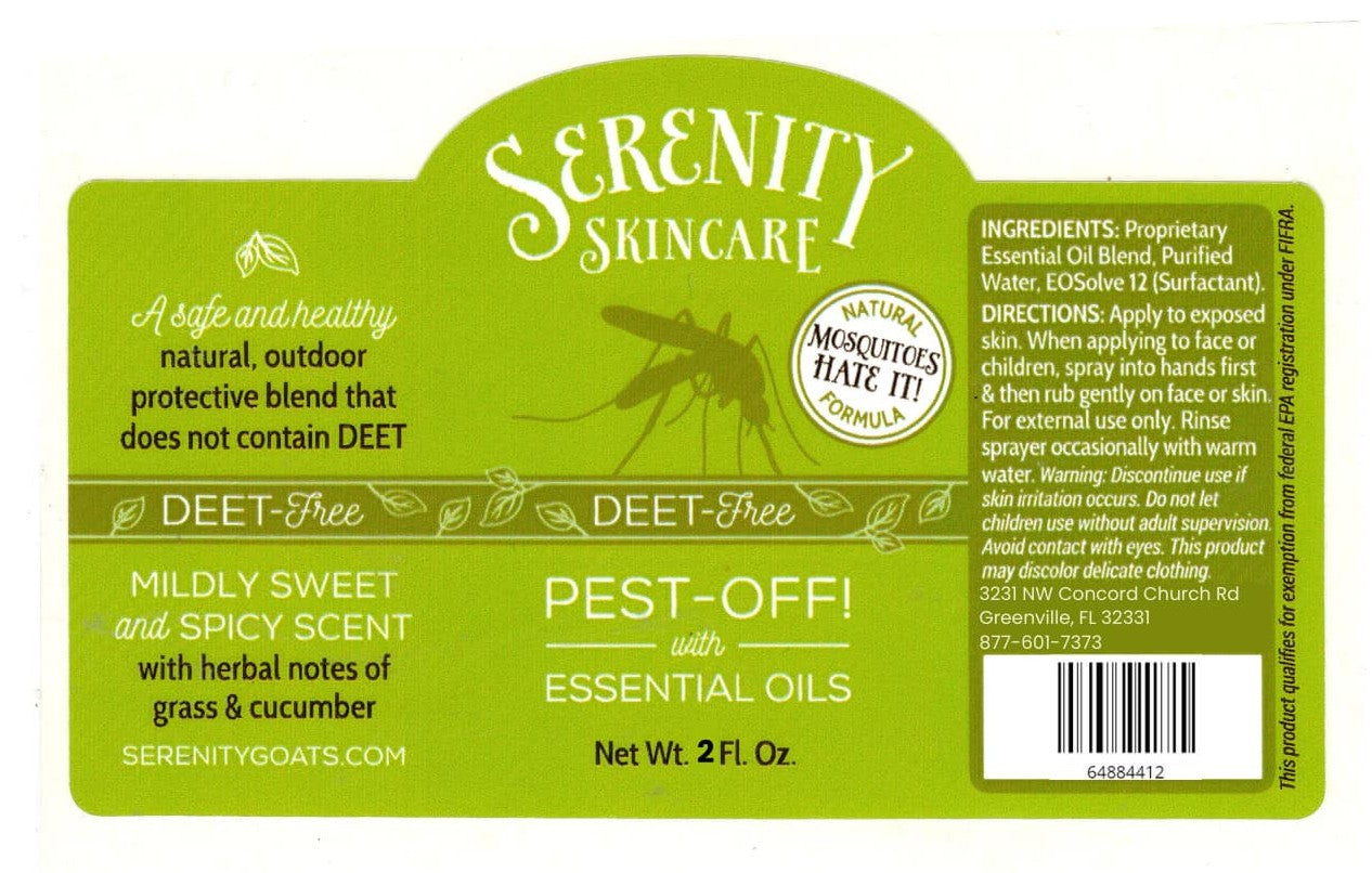 Pest-Off! Outdoor Spray -TRAVEL SIZE 2OZ