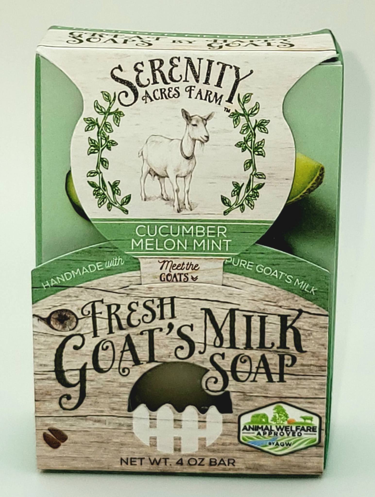 Cucumber Melon Mint Soap | Refreshing Goat Milk Soap from Serenity Acres Farm™