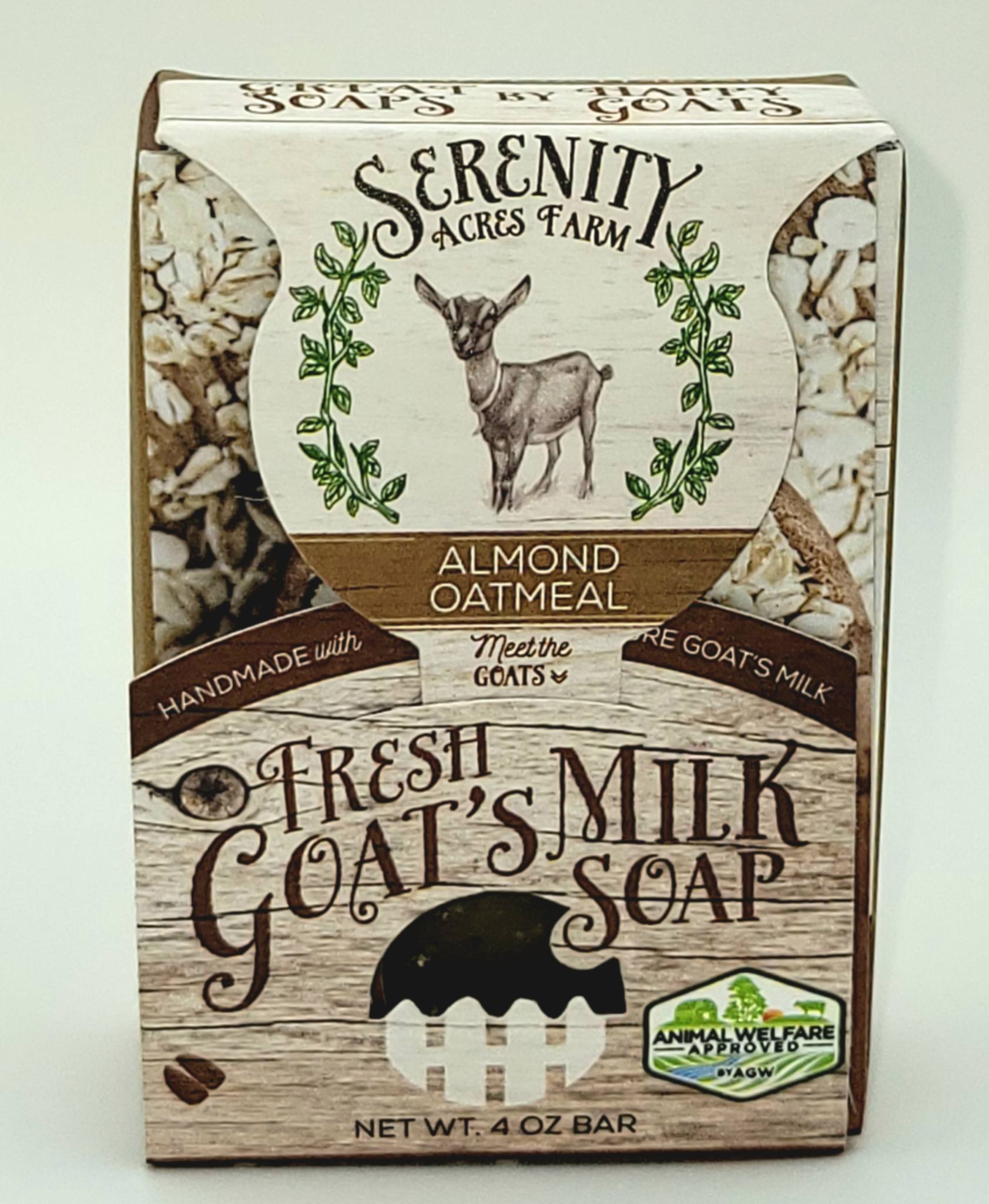 Almond Oatmeal Goat Milk Soap | Exfoliating & Moisturizing – Serenity Acres Farm™