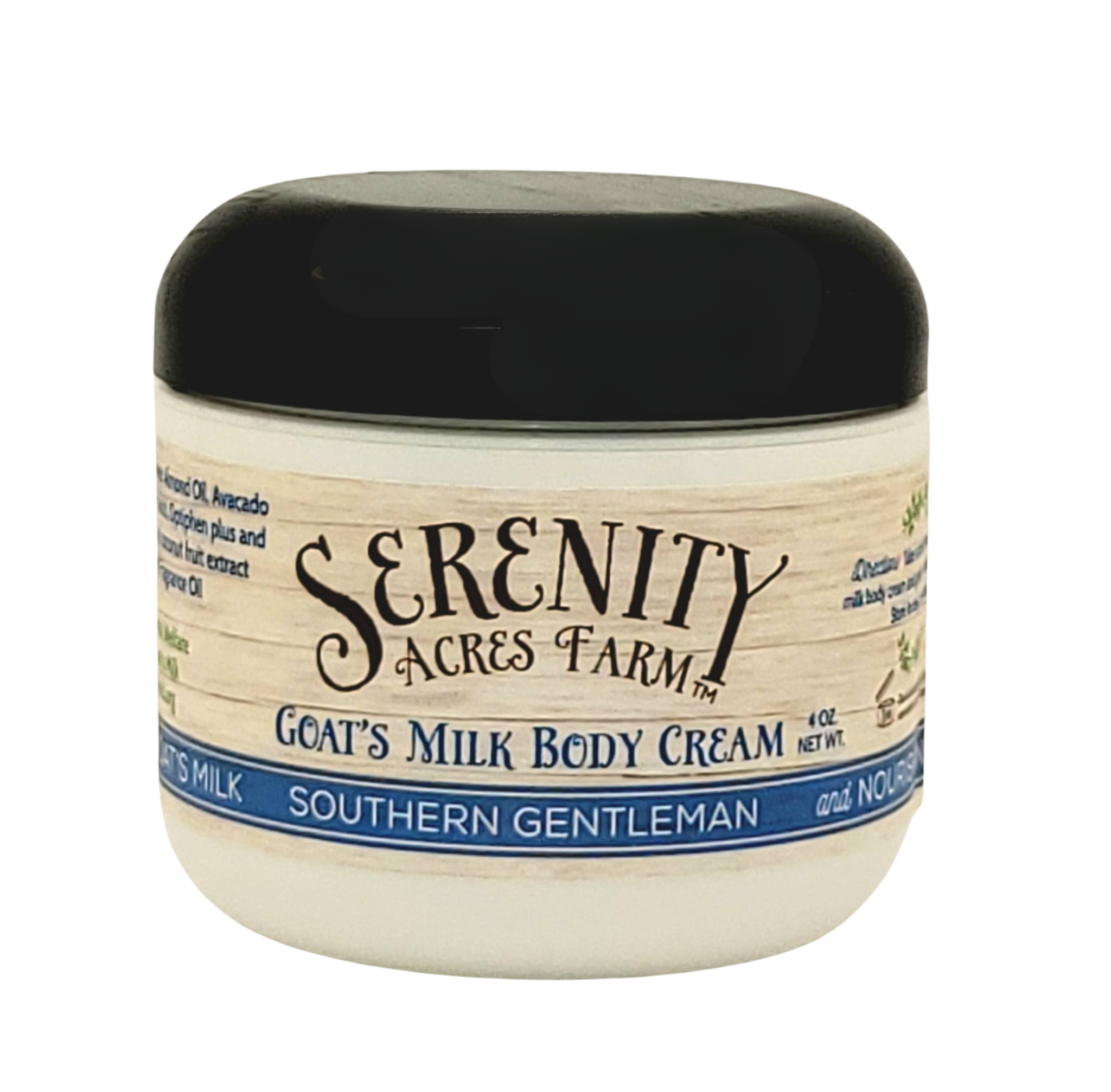 Southern Gentleman Goat Milk Cream | Luxurious Body Moisturizer from Serenity Acres Farm™ - Serenity Acres Farm