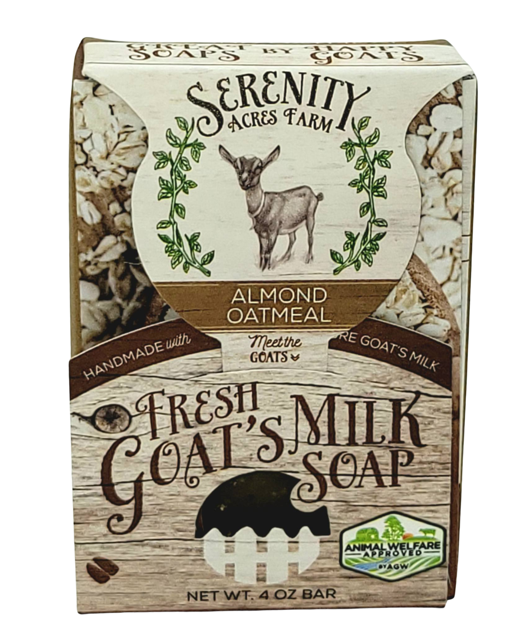 Almond Oatmeal Goat Milk Soap | Exfoliating & Moisturizing – Serenity Acres Farm™