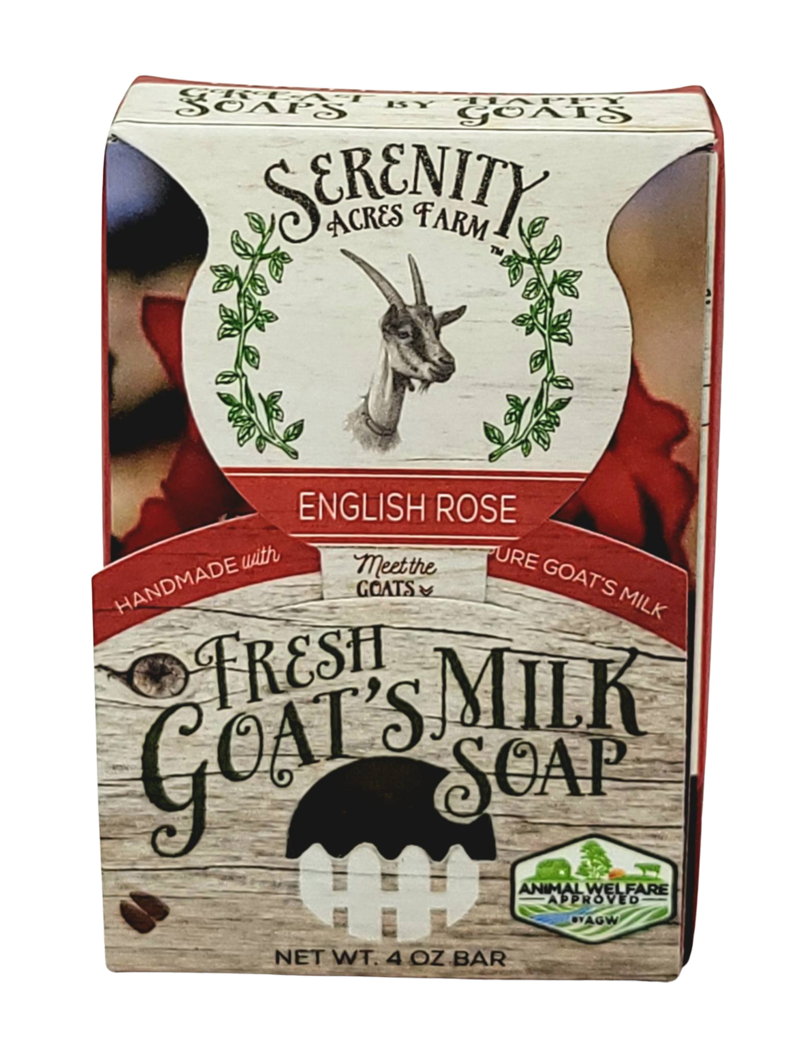 English Rose Goat Milk Soap - Classic Floral Cleanse from Serenity Acres Farm™