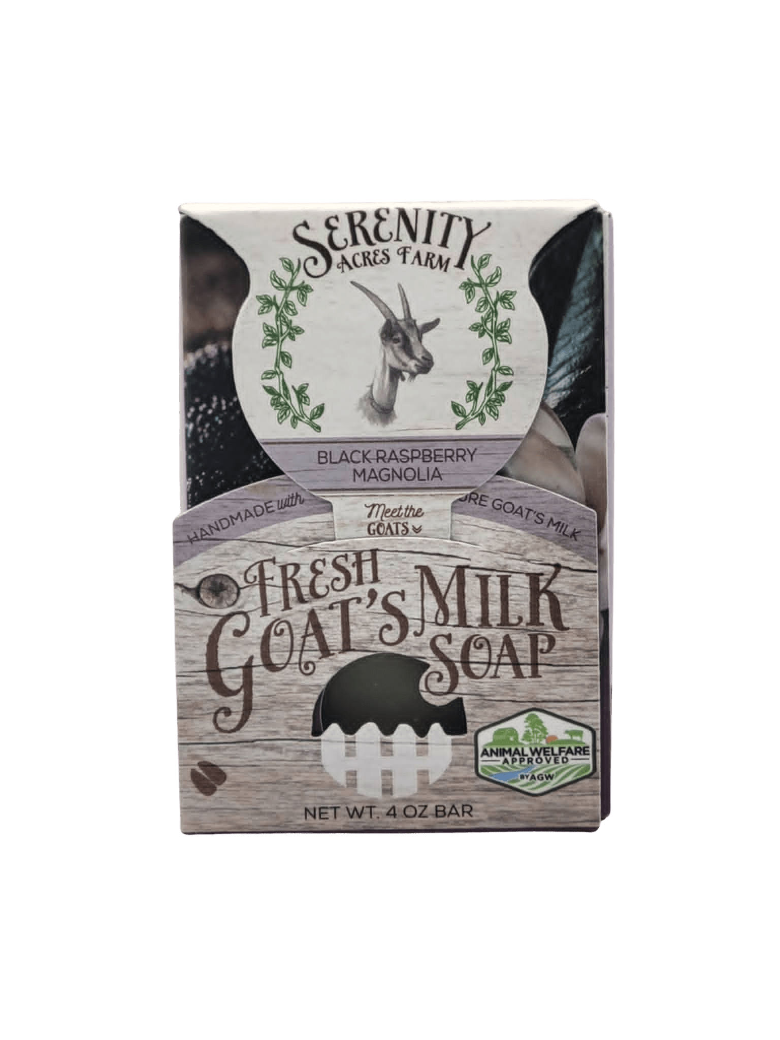 Black Raspberry Magnolia Goat Milk Soap /Serenity Acres Farm™ - Serenity Goats