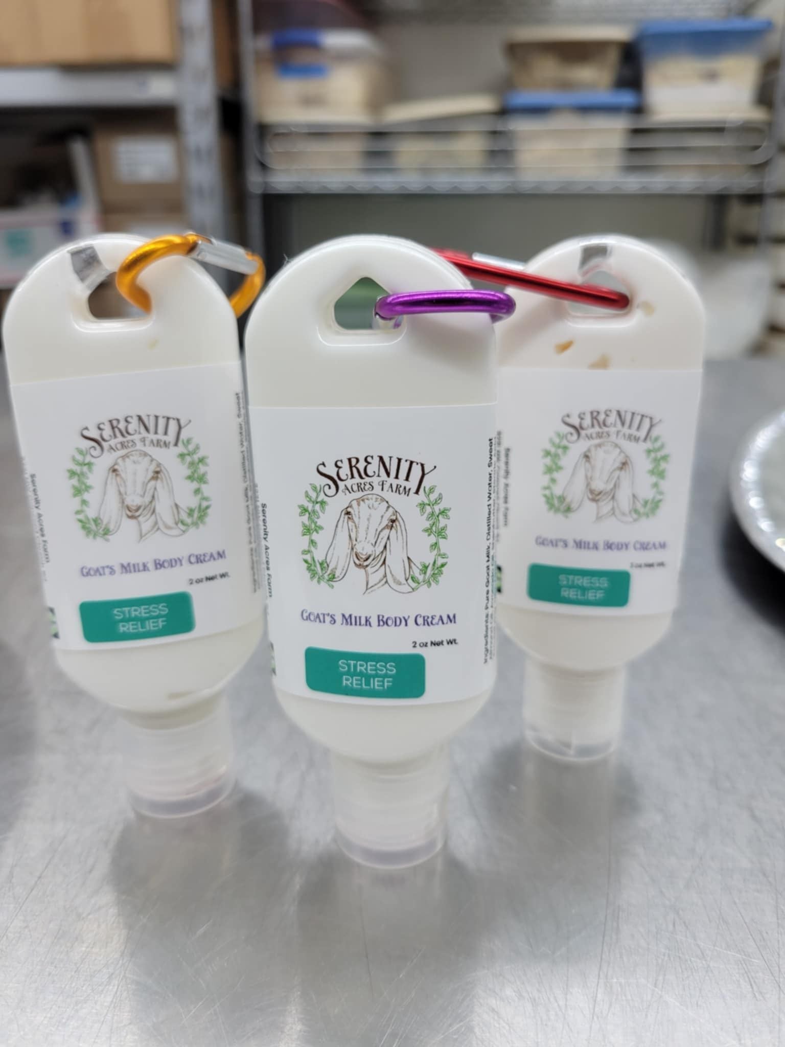 Goat's Milk Body Cream Travel Size for Nourishing Skin - Serenity Goats
