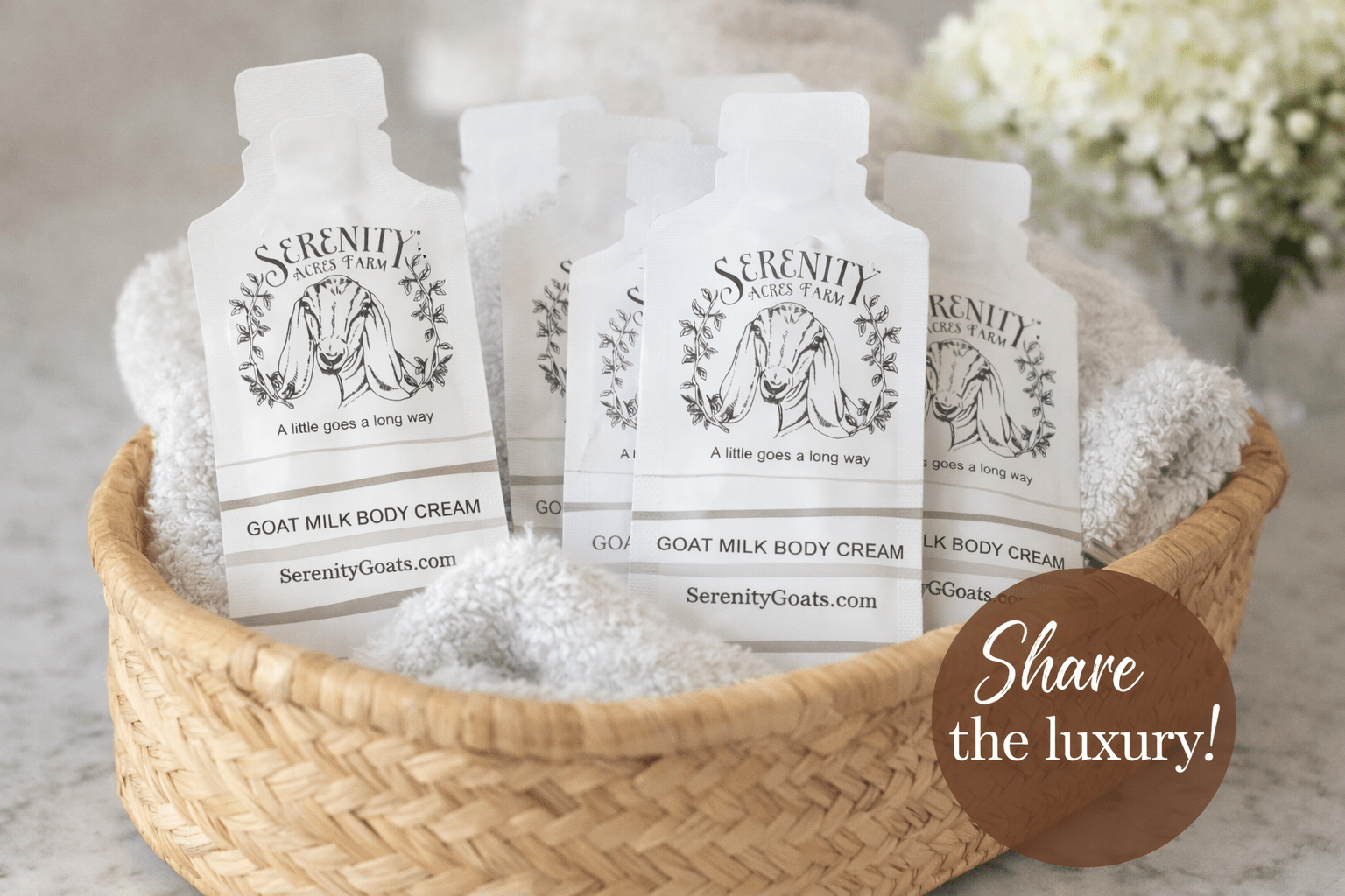 Minis Body Cream 0.35 oz - Nourishing Hydration for All Skin Types - Serenity Goats