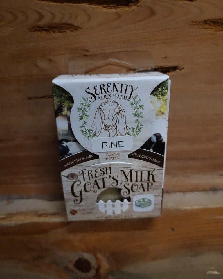 Pine Goat Milk Soap | Fresh Woodsy Clean – Serenity Acres Farm™ - Serenity Goats