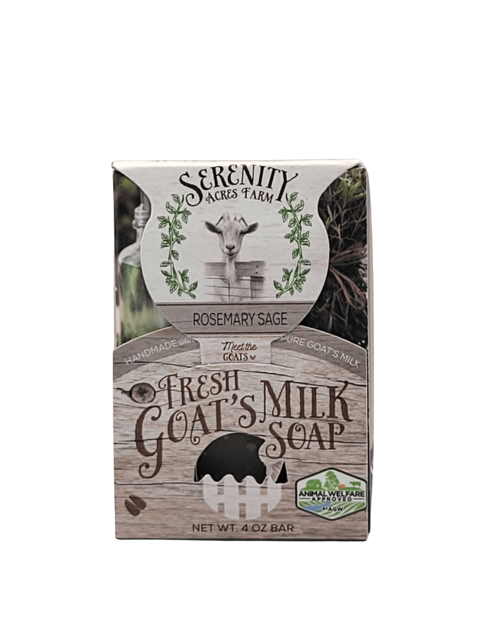 Rosemary Sage Goat Milk Soap /Serenity Acres Farm™ - Serenity Goats