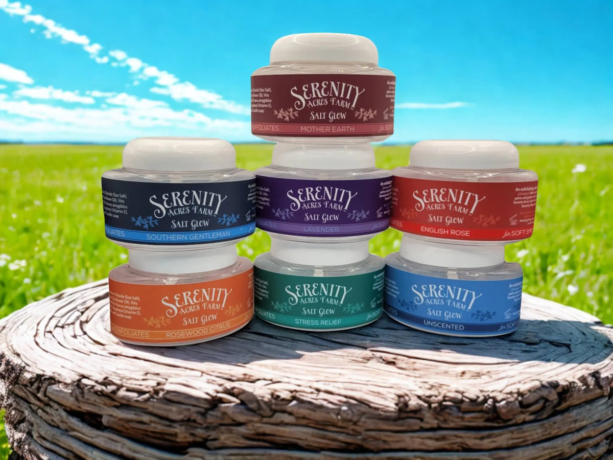 Southern Gentleman Salt Glow -Masculine Salt Scrub from Serenity Acres Farm™ - Serenity Goats