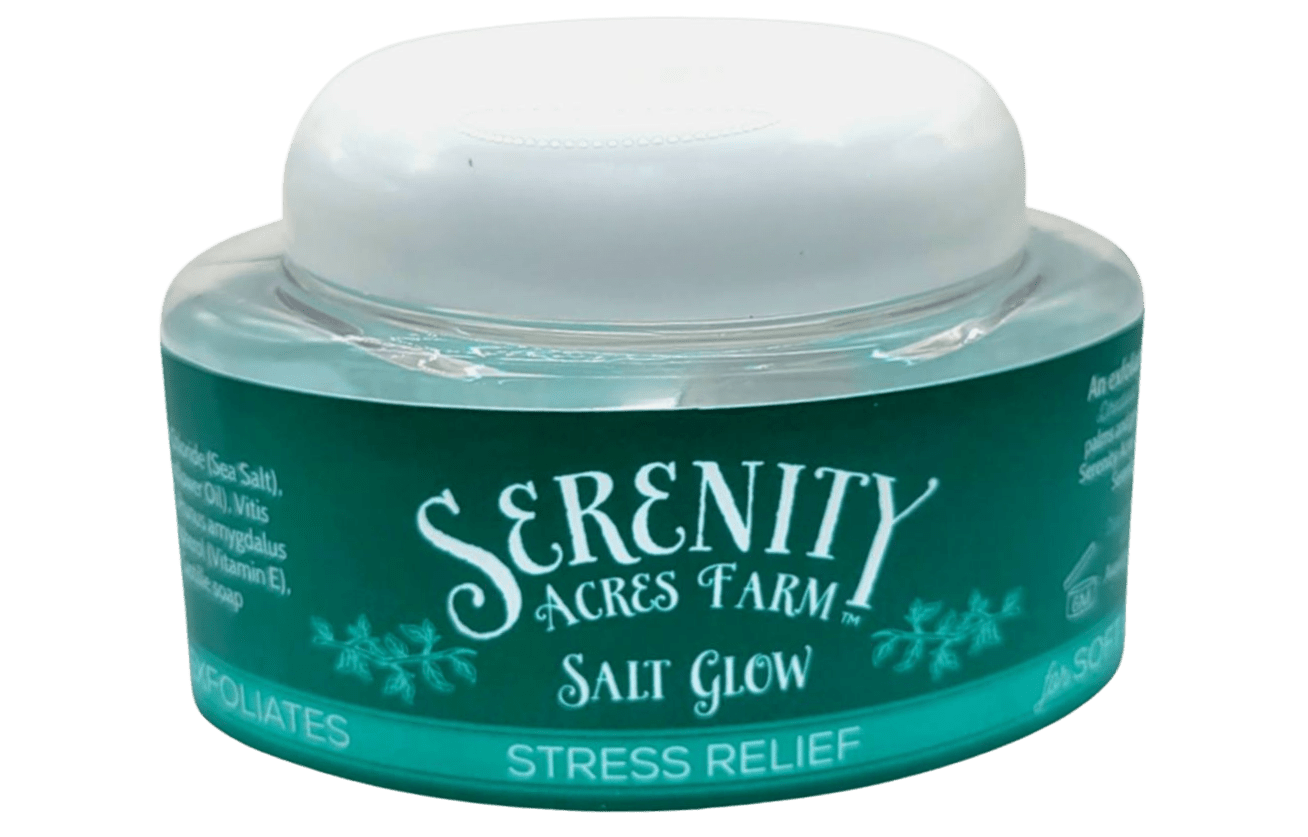 Stress Relief Exfoliating Scrub – Aromatherapy Salt Glow by Serenity Acres Farm™ - Serenity Goats