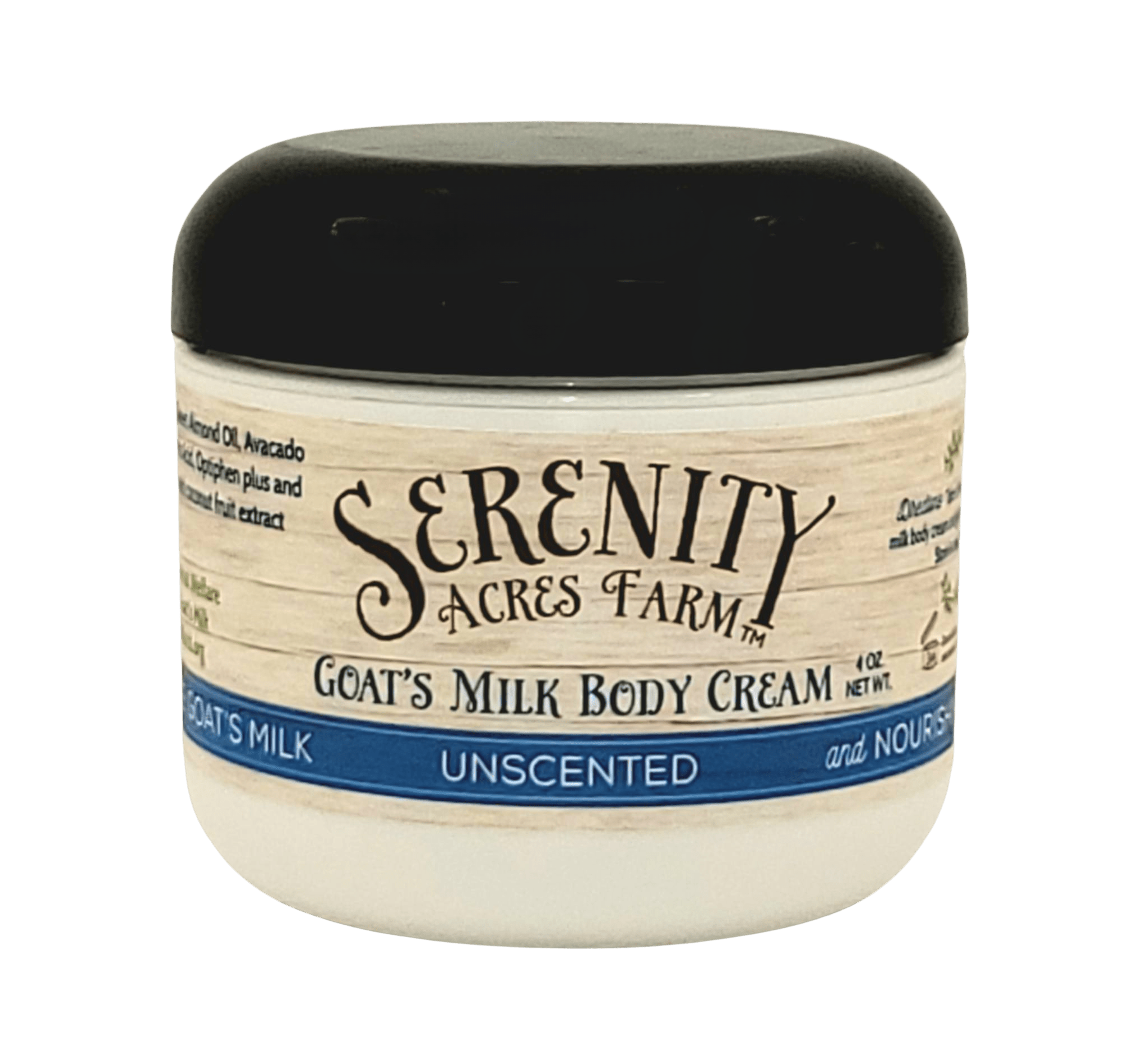 Unscented Goat Milk Body Cream | Serenity Acres Farm™ - Serenity Goats
