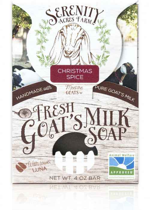 Christmas Spice Goat Milk Soap | Holiday Blend – Serenity Acres Farm™