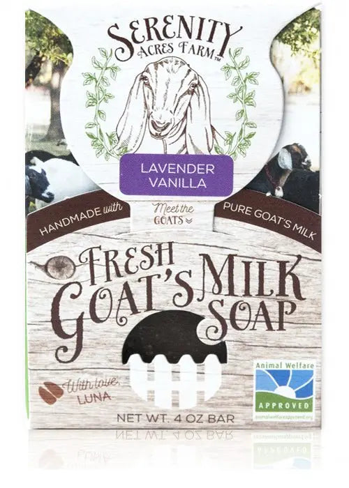 Lavender Vanilla Goat Milk Soap - Relaxing & Creamy from Serenity Acres Farm™ - Serenity Goats