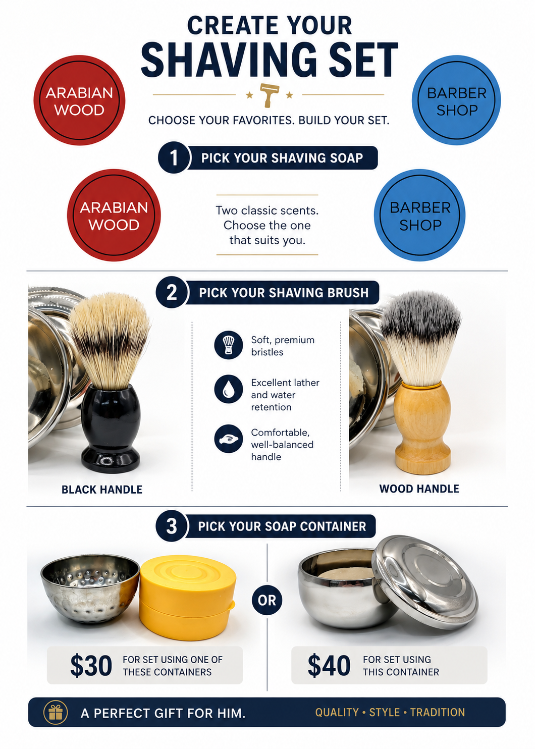 $30 Shaving Set