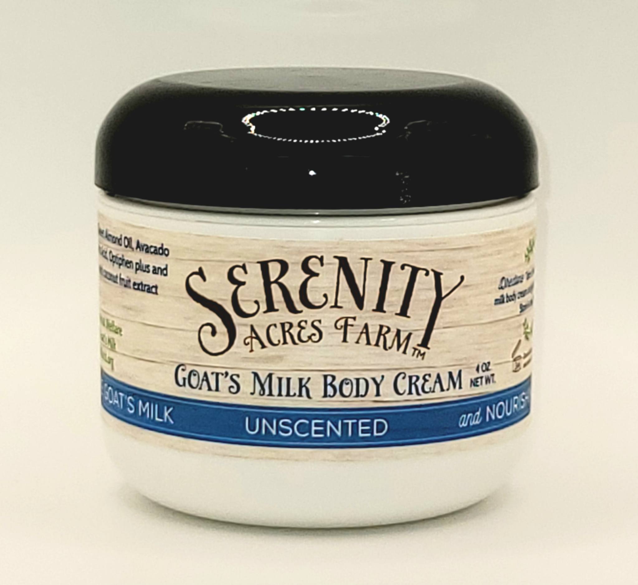 Unscented Goat Milk Body Cream | Serenity Acres Farm™