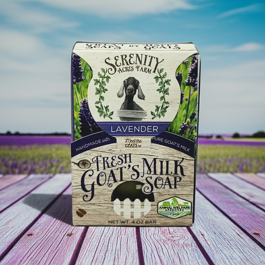 Lavender Goat Milk Soap | Calming & Moisturizing – Serenity Acres Farm™