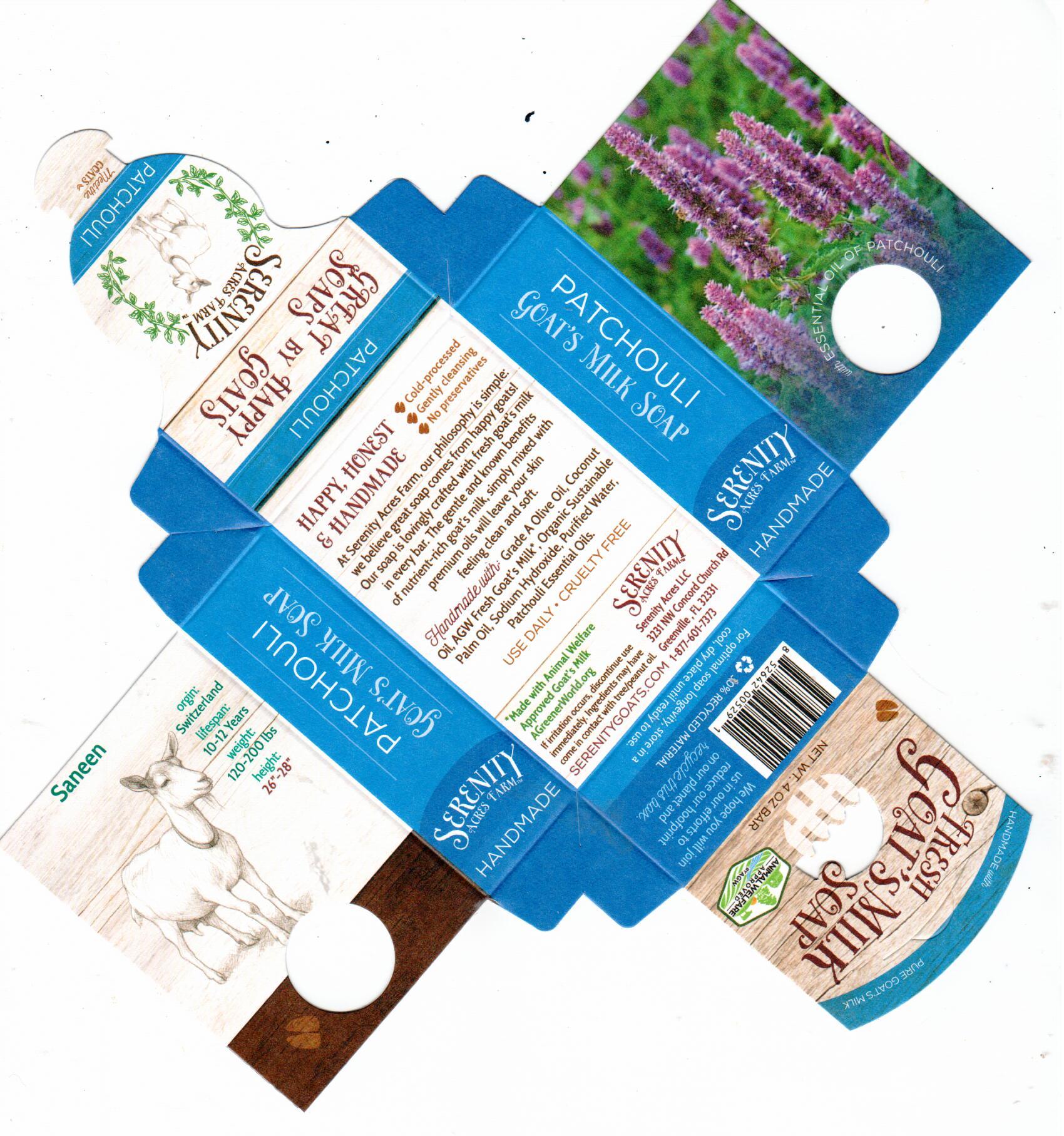 Patchouli Goat Milk Soap - Earthy & Grounding Cleanser | Serenity Acres Farm™