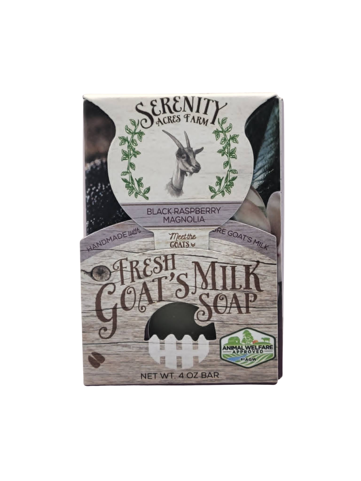 Black Raspberry Magnolia Goat Milk Soap /Serenity Acres Farm™