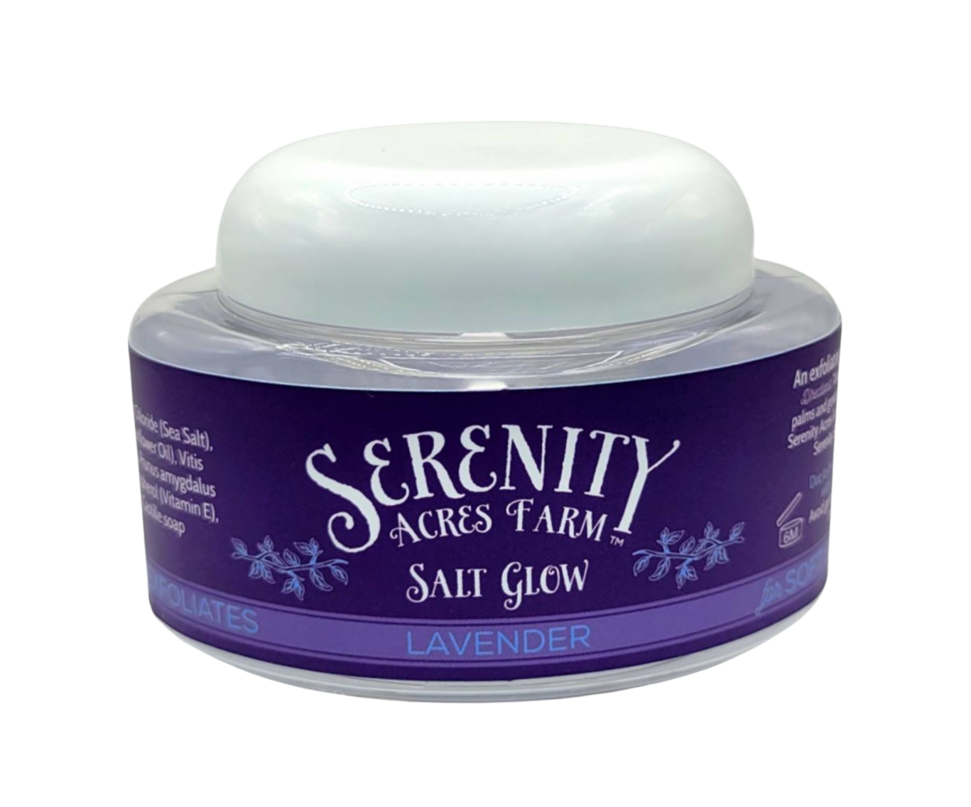 Lavender Exfoliating Body Scrub – Calming Lavender Salt Glow | Serenity Acres Farm™