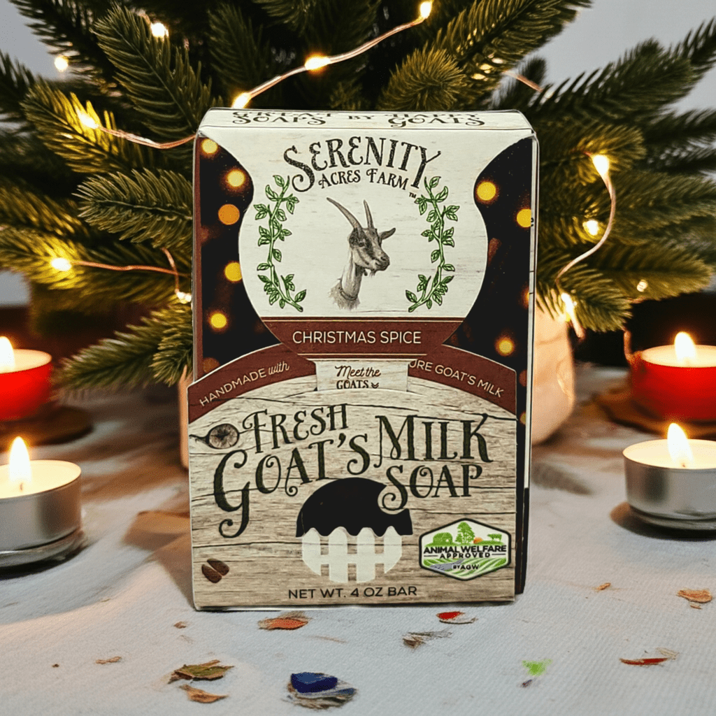 Christmas Spice Goat Milk Soap | Holiday Blend at Serenity Acres Farm™ - Serenity Goats