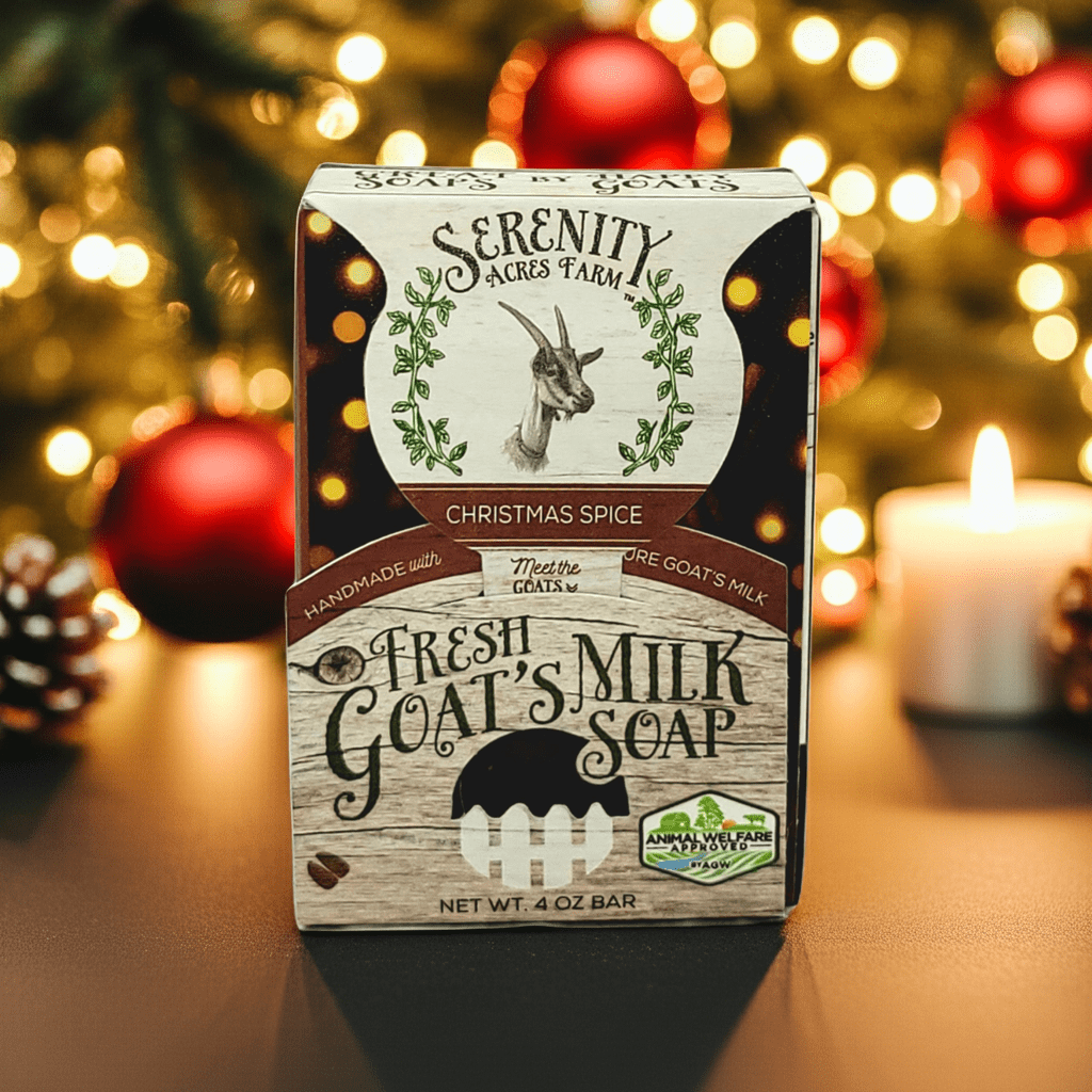 Christmas Spice Goat Milk Soap | Holiday Blend at Serenity Acres Farm™ - Serenity Goats