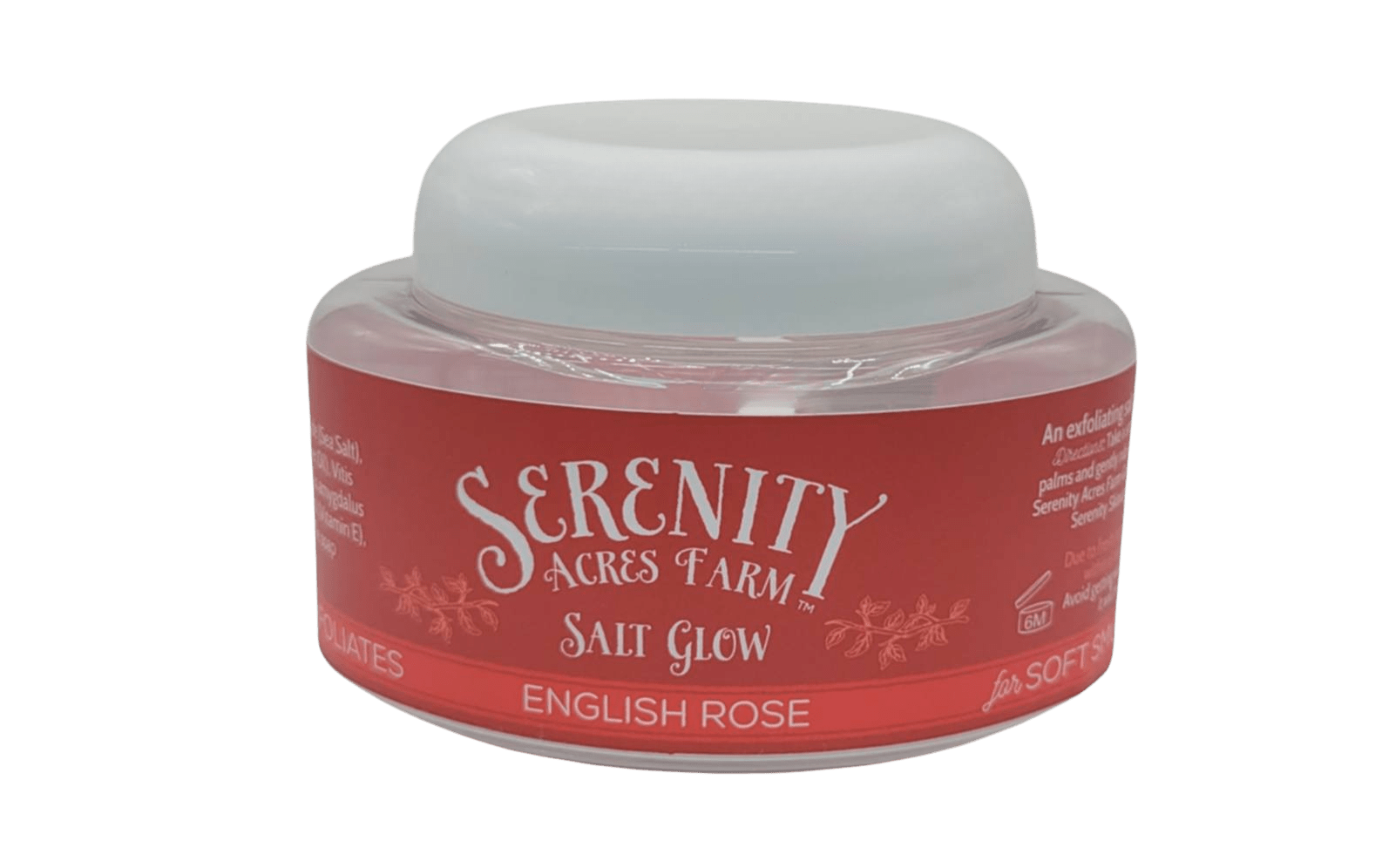English Rose Exfoliating Scrub - Floral Salt Glow for Radiant Skin | Serenity Acres Farm™ - Serenity Goats