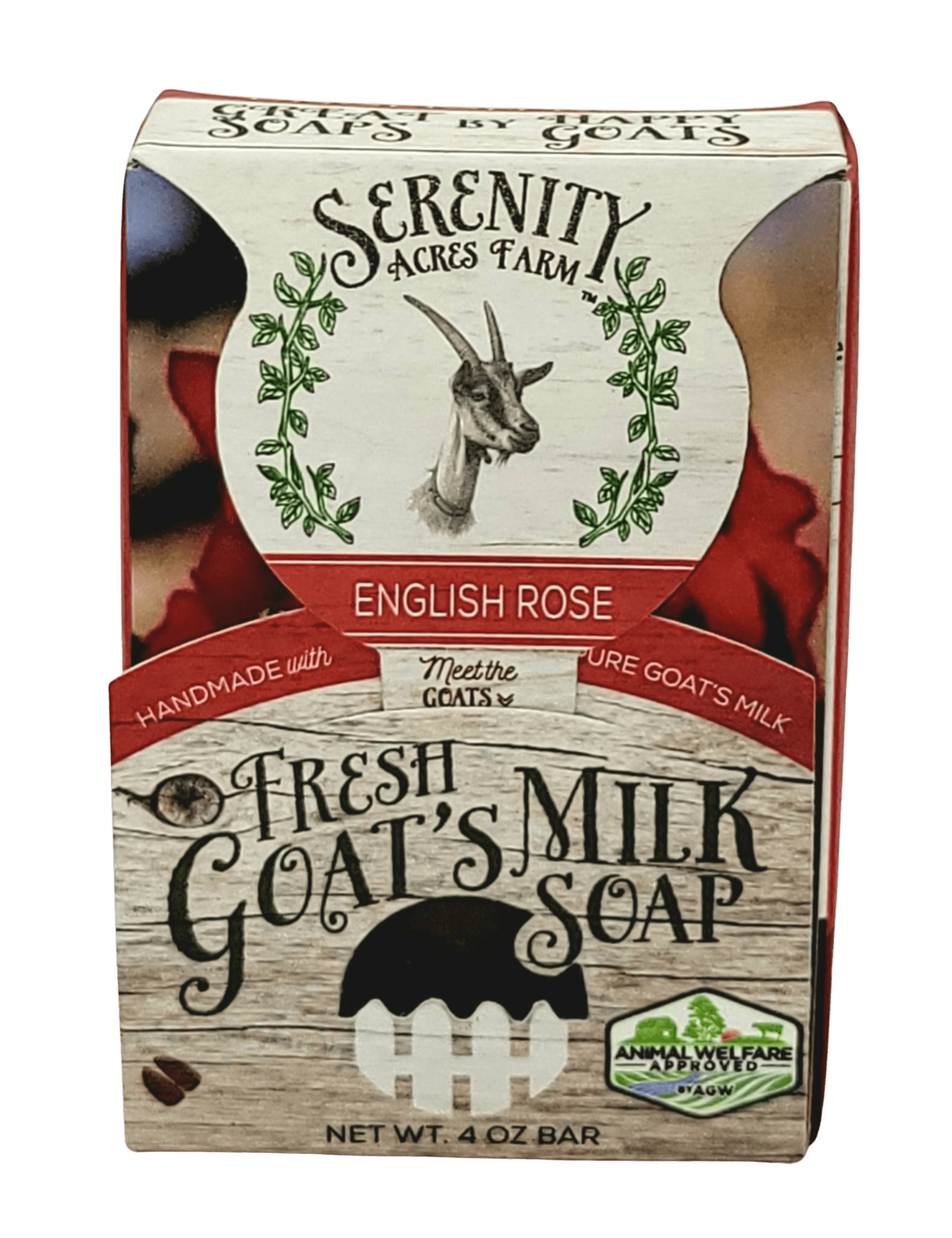 English Rose Goat Milk Soap - Classic Floral Cleanse from Serenity Acres Farm™ - Serenity Goats