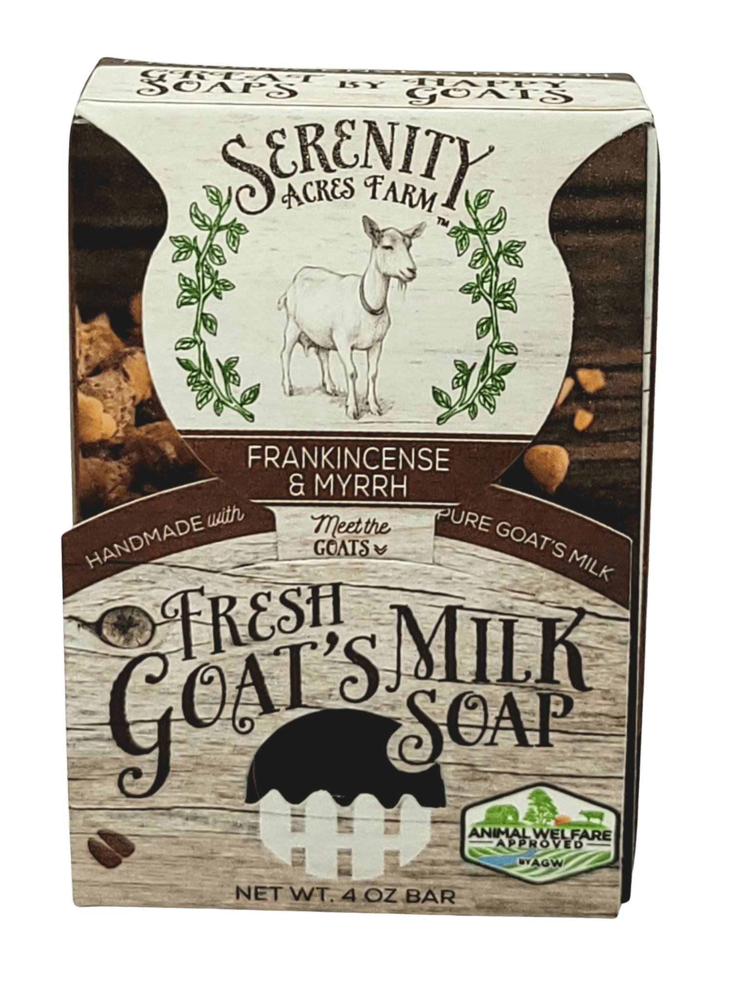 Frankincense Myrrh Goat Milk Soap - Luxurious and Classic by Serenity Acres Farm™ - Serenity Goats