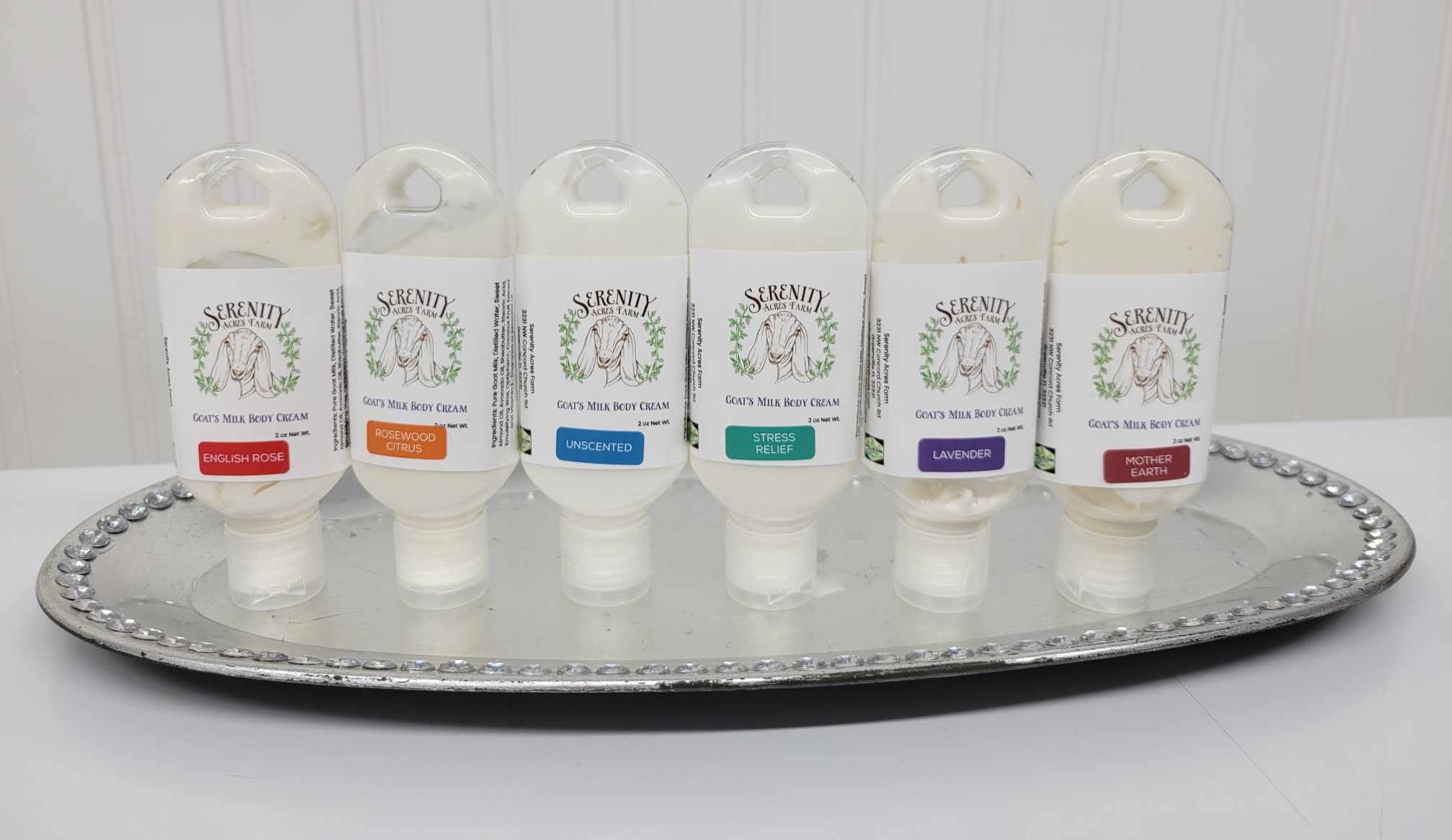Goat's Milk Body Cream Travel Size for Nourishing Skin - Serenity Goats