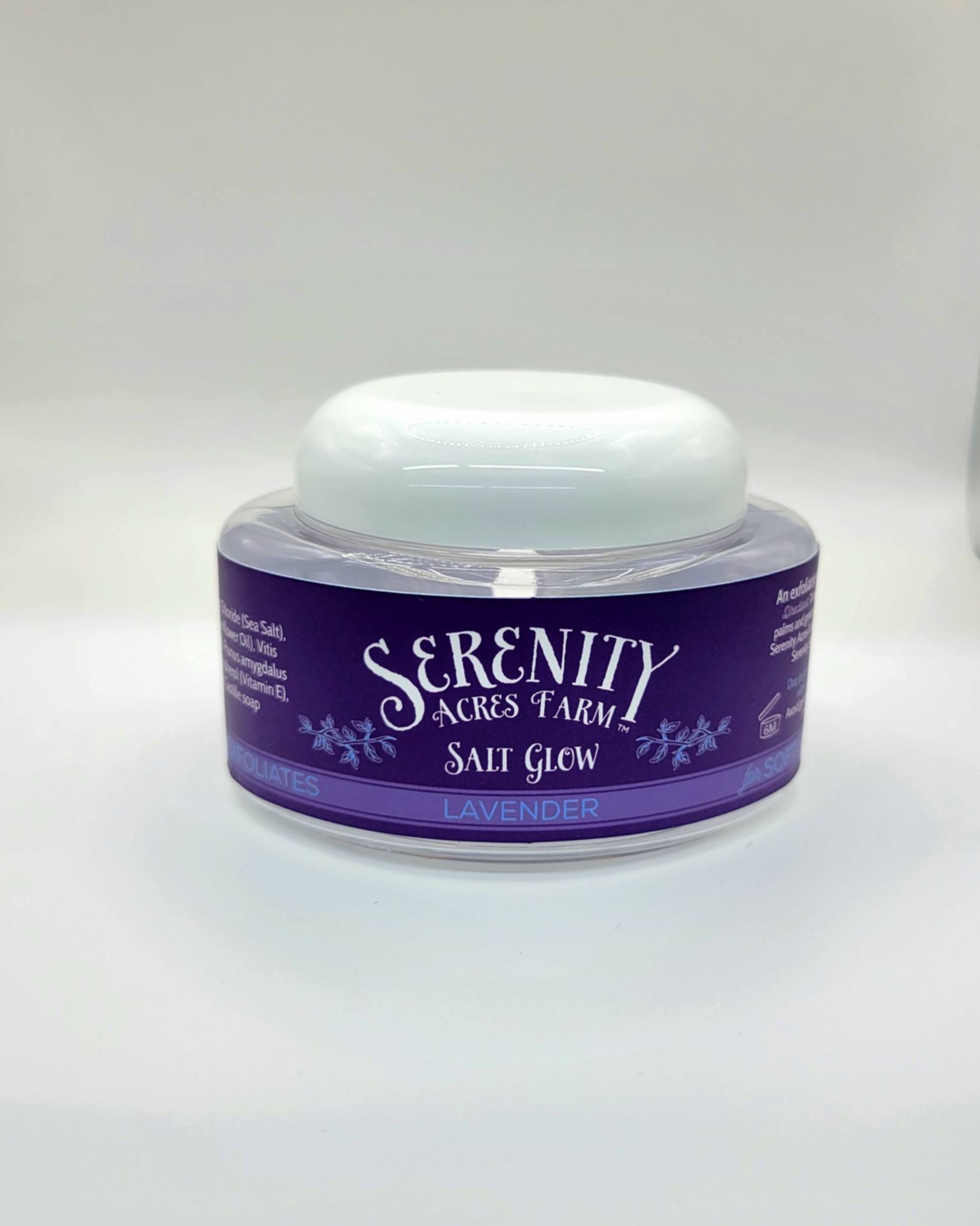 Lavender Exfoliating Body Scrub – Calming Lavender Salt Glow | Serenity Acres Farm™