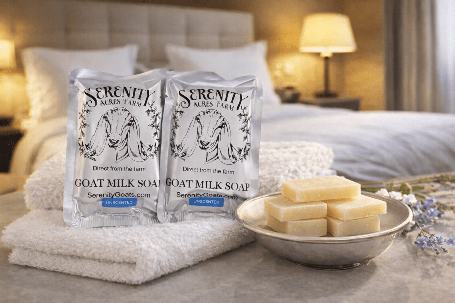 Minis 1 oz Soap - Compact & Convenient Mini Soap 1 oz for Every Occasion - Serenity Goats