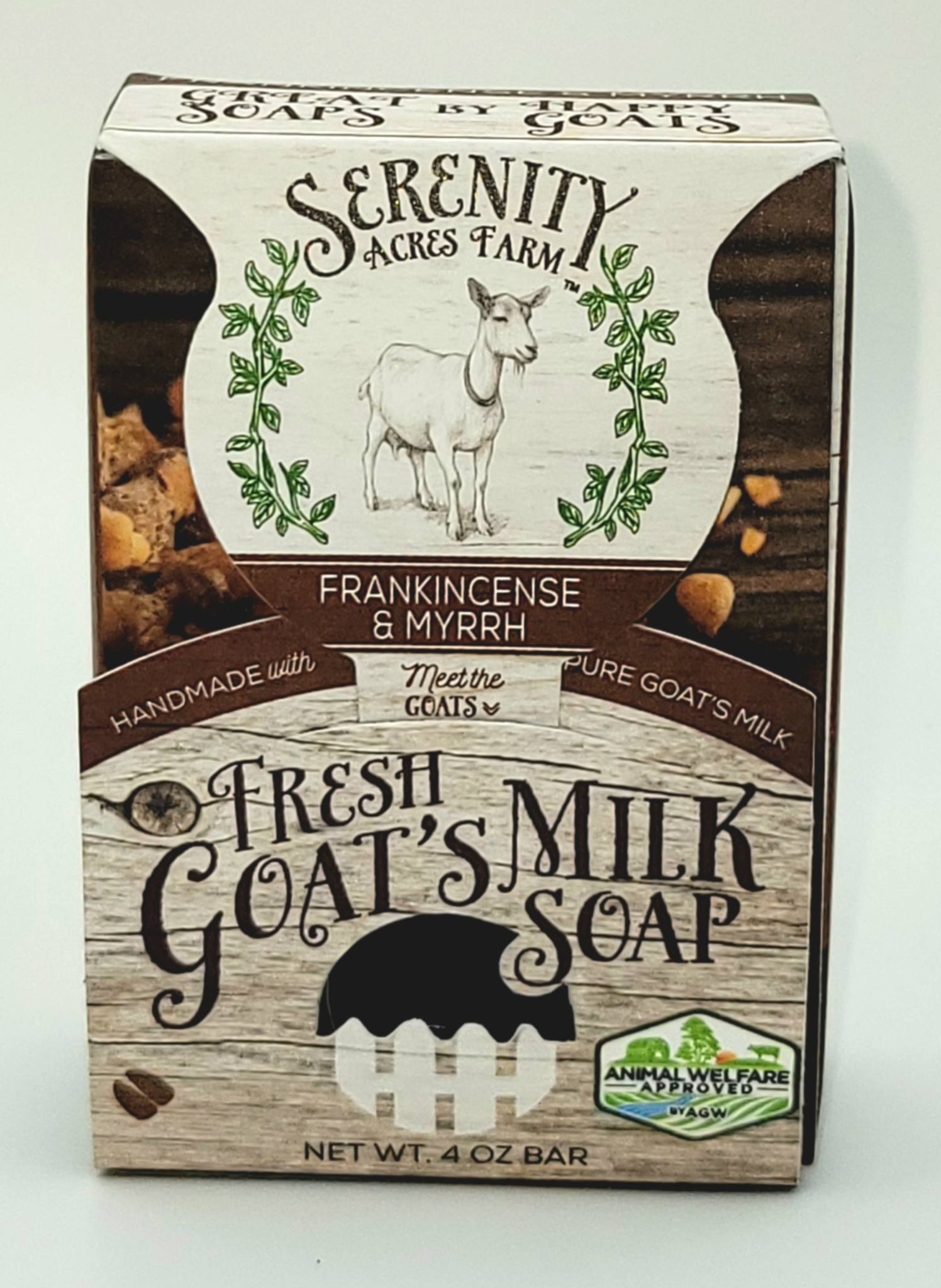 Frankincense Myrrh Goat Milk Soap - Luxurious and Classic | Serenity Acres Farm™