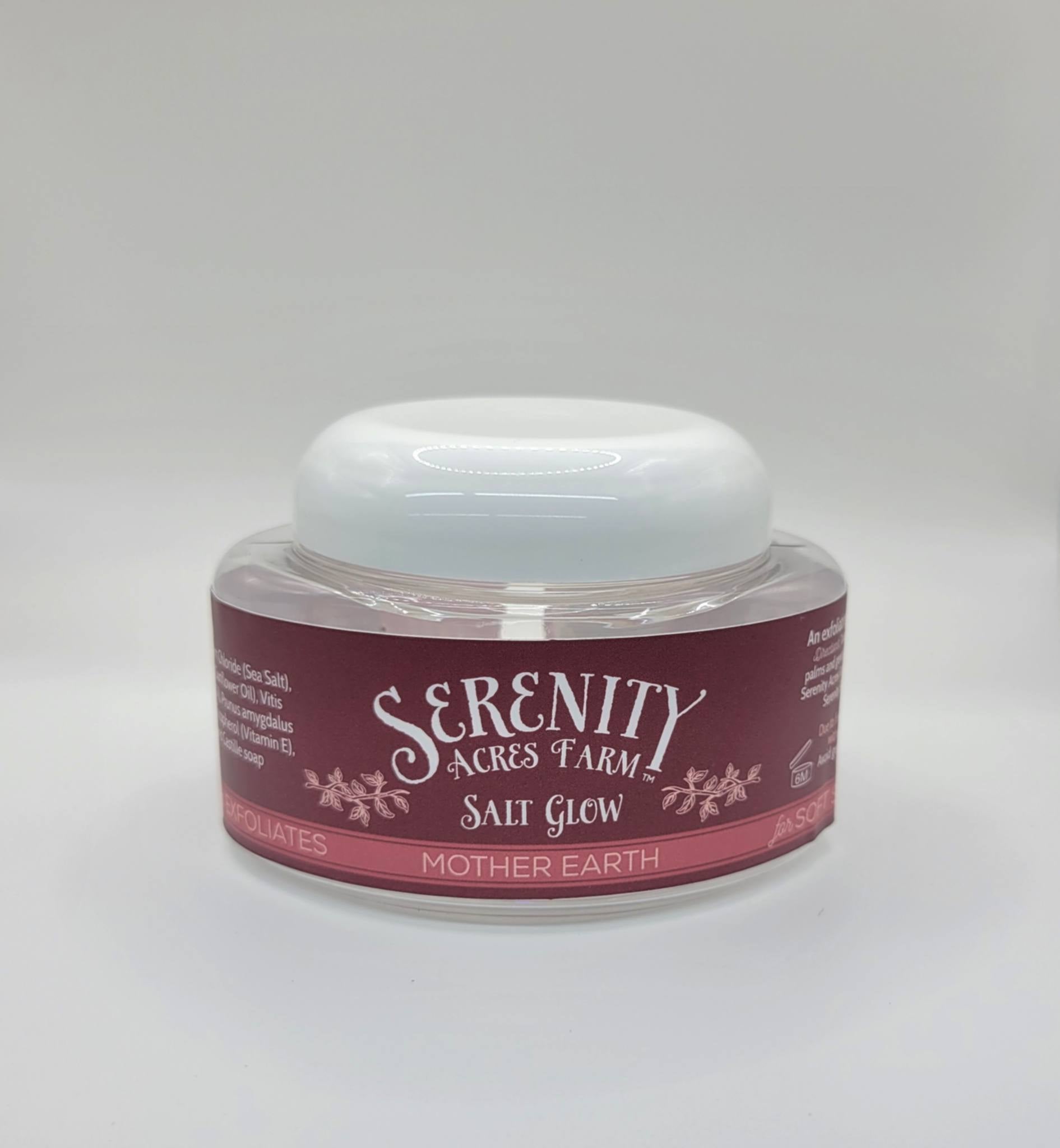 Mother Earth Salt Glow Herbal Exfoliating Scrub - Serenity Acres Farm™