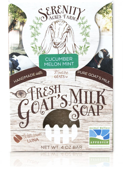 Goat's Milk Soap - Cucumber Melon Mint