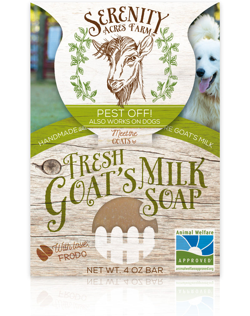 Goat's Milk Soap - Pest-Off! Shampoo Bar for Dogs and Humans