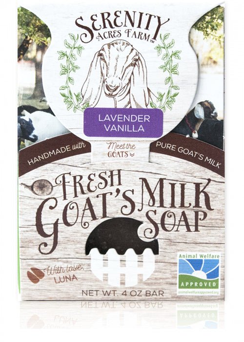 Lavender Vanilla Goat Milk Soap - Relaxing & Creamy from Serenity Acres Farm™ - Serenity Goats